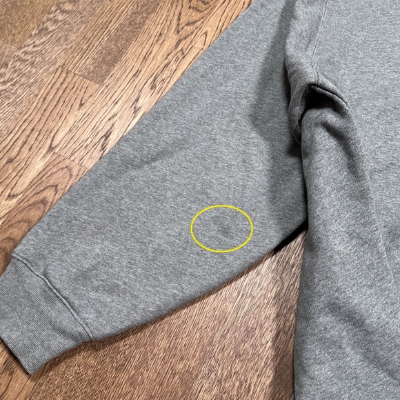 Acne Studios Oversized Ferris Face Terry Fleece Sweatshirt Hoodie Mens Medium - Picture 8 of 10